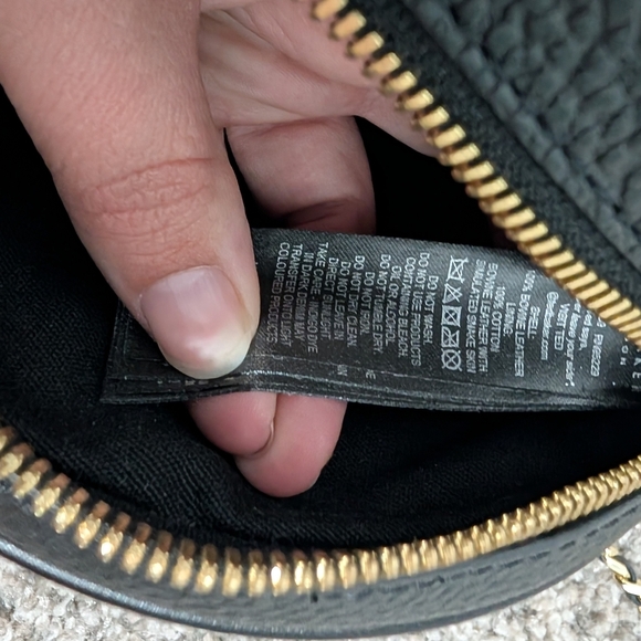 Ted Baker Debbs Black Exotic Stab Stitch Circle Crossbody Bag - Snake Print - Picture 12 of 12